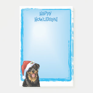 Happy Howlidays Rottweiler Post-it® Notes