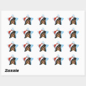Happy Howlidays Rottweiler Ster Sticker (Vel)