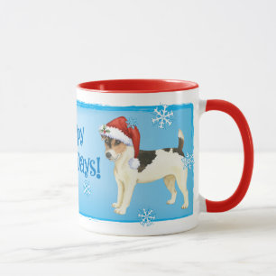 Happy Howlidays Russell Terrier Mok