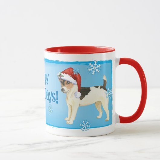 Happy Howlidays Russell Terrier Mok (Rechts)
