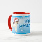 Happy Howlidays Russell Terrier Mok (Voorkant links)
