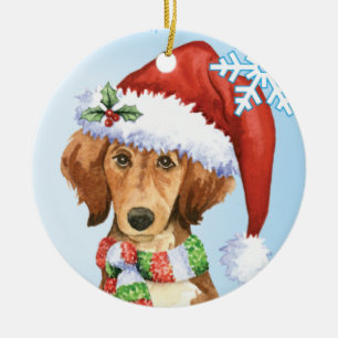 Happy Howlidays Saluki Keramisch Ornament