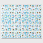 Happy Howlidays Samoyed Cadeaupapier (Vlak)