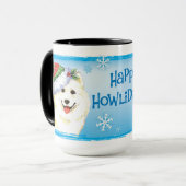 Happy Howlidays Samoyed Mok (Voorkant links)