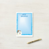 Happy Howlidays Samoyed Post-it® Notes (Op bureau)