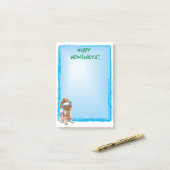 Happy Howlidays SAP Post-it® Notes (Op bureau)