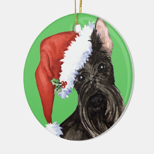 Happy Howlidays Scottish Terrier Keramisch Ornament (Links)