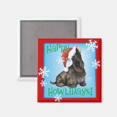 Happy Howlidays Scottish Terrier Magneet (Voorkant / Achterkant)