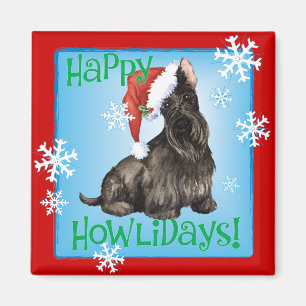 Happy Howlidays Scottish Terrier Magneet