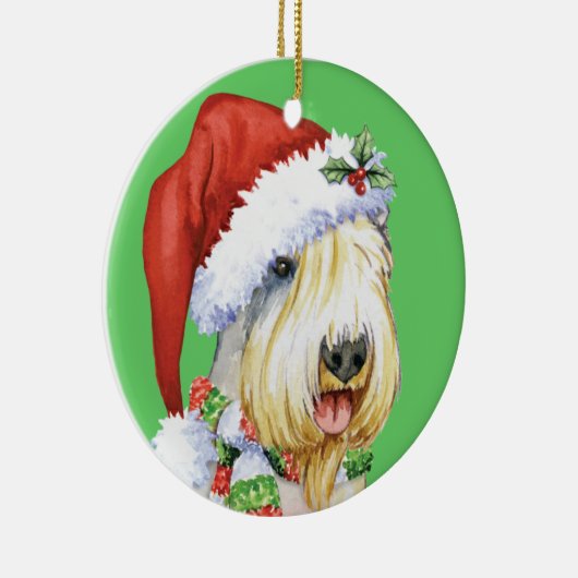 Happy Howlidays Sealyham Terrier Keramisch Ornament (Rechts)