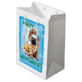 Happy Howlidays Shar-Pei Medium Cadeauzakje (Achterkant Gekanteld)
