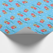 Happy Howlidays Sheltie Cadeaupapier (Hoek)