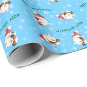Happy Howlidays Shih Tzu Cadeaupapier (Rol Hoek)