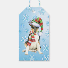 Happy Howlidays Smooth Collie Cadeaulabel