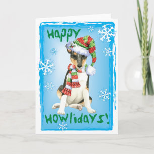Happy Howlidays Smooth Collie Feestdagen Kaart