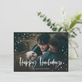 Happy Howlidays Snow Stippen Dog | Pet (Staand voorkant)