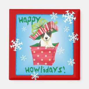 Happy Howlidays Speelgoed Fox Terrier Magneet