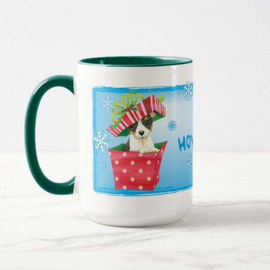 Happy Howlidays Speelgoed Fox Terrier Mok (Links)