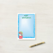 Happy Howlidays Speelgoed Fox Terrier Post-it® Notes (Op bureau)