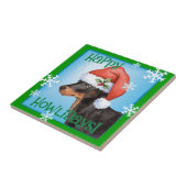 Happy Howlidays Speelgoed Manchester Terrier Tegeltje (Zijkant)