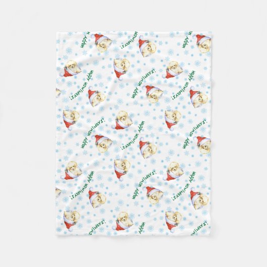 Happy Howlidays Speelgoed podle Fleece Blanket (Voorkant)