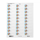 Happy Howlidays Spinone Italiano Address Label (Full Sheet)