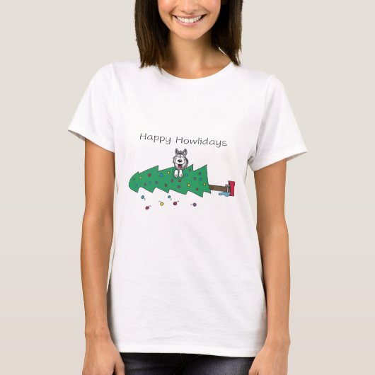 Happy Howlidays T-shirt (Voorkant)