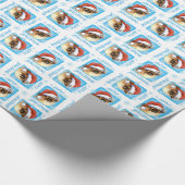 Happy Howlidays Tibetaans Spaniel Cadeaupapier (Hoek)