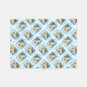 Happy Howlidays Tibetaanse Terrier Fleece Deken (Voorkant (Horizontaal))