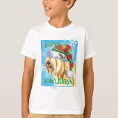 Happy Howlidays Tibetan Terrier T-Shirt (Voorkant)