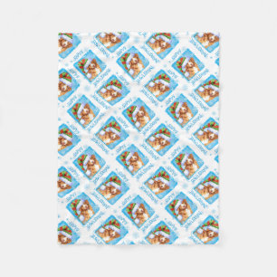 Happy Howlidays Toller Fleece Deken