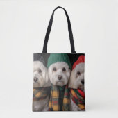 Happy Howlidays Tote Bag (Voorkant)