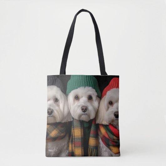 Happy Howlidays Tote Bag (Voorkant)
