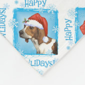 Happy Howlidays Treing Walker Fleece Blanket (Hoek)