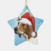 Happy Howlidays Treing Walker Keramisch Ornament (Rechts)