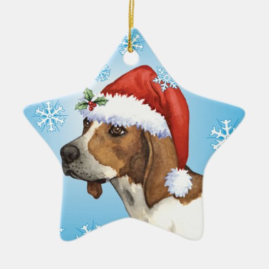 Happy Howlidays Treing Walker Keramisch Ornament (Voorkant)