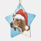 Happy Howlidays Treing Walker Keramisch Ornament (Links)