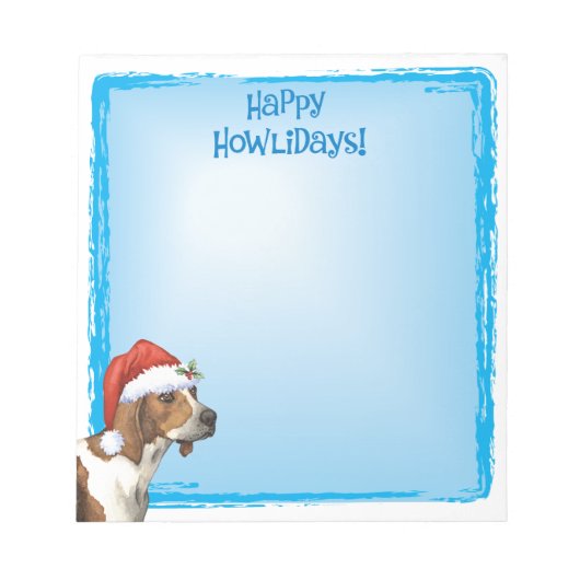 Happy Howlidays Treing Walker Notitieblok (Voorkant)