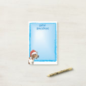 Happy Howlidays Treing Walker Post-it® Notes (Op bureau)