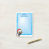 Happy Howlidays Weimaraner Post-it® Notes (Op bureau)