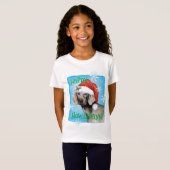 Happy Howlidays Weimaraner T-shirt (Voorkant volledig)