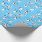 Happy Howlidays Westie Cadeaupapier (Hoek)