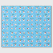 Happy Howlidays Westie Cadeaupapier (Vlak)