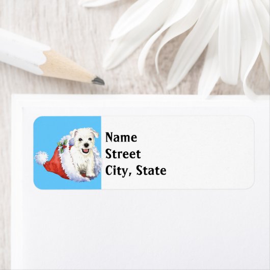 Happy Howlidays Westie Etiket (Insitu)