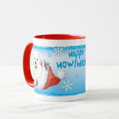 Happy Howlidays Westie Mok (Voorkant links)