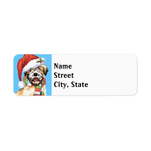 Happy Howlidays Wheaten Etiket (Voorkant)