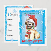 Happy Howlidays Wheaten Kaart (Voorkant / Achterkant)