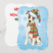 Happy Howlidays Whippet Feestdagenkaart (Voorkant / Achterkant)