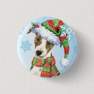 Happy Howlidays Whippet Ronde Button 3,2 Cm