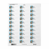 Happy Howlidays Wirehaire Dachshund Etiket (Full Sheet)